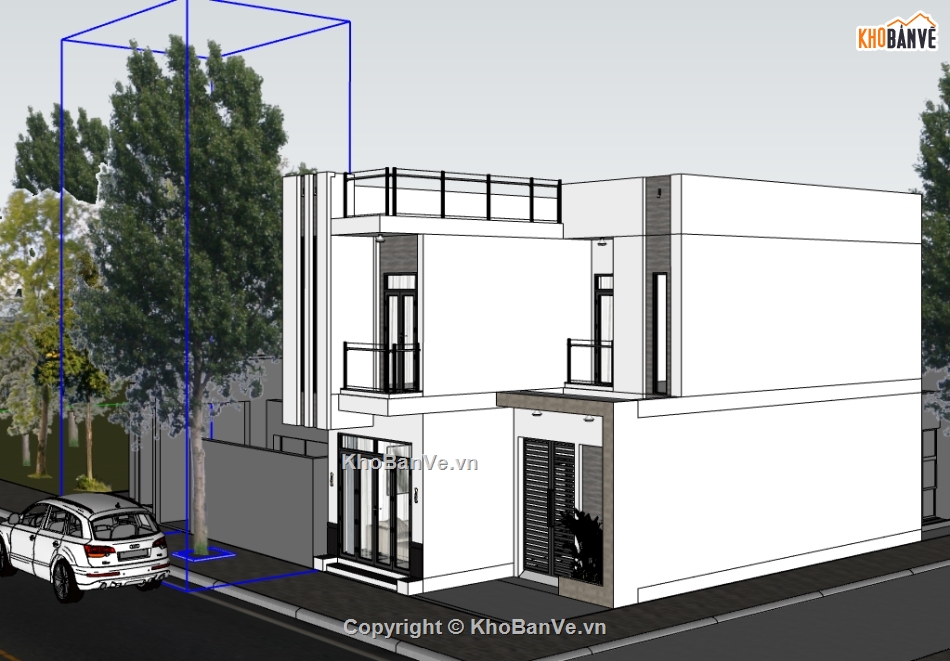 File su nhà phố 2 tầng,model sketchup,sketchup nhà phố 2 tầng,file sketchup nhà phố 2 tầng,model sketchup nhà phố 2 tầng
